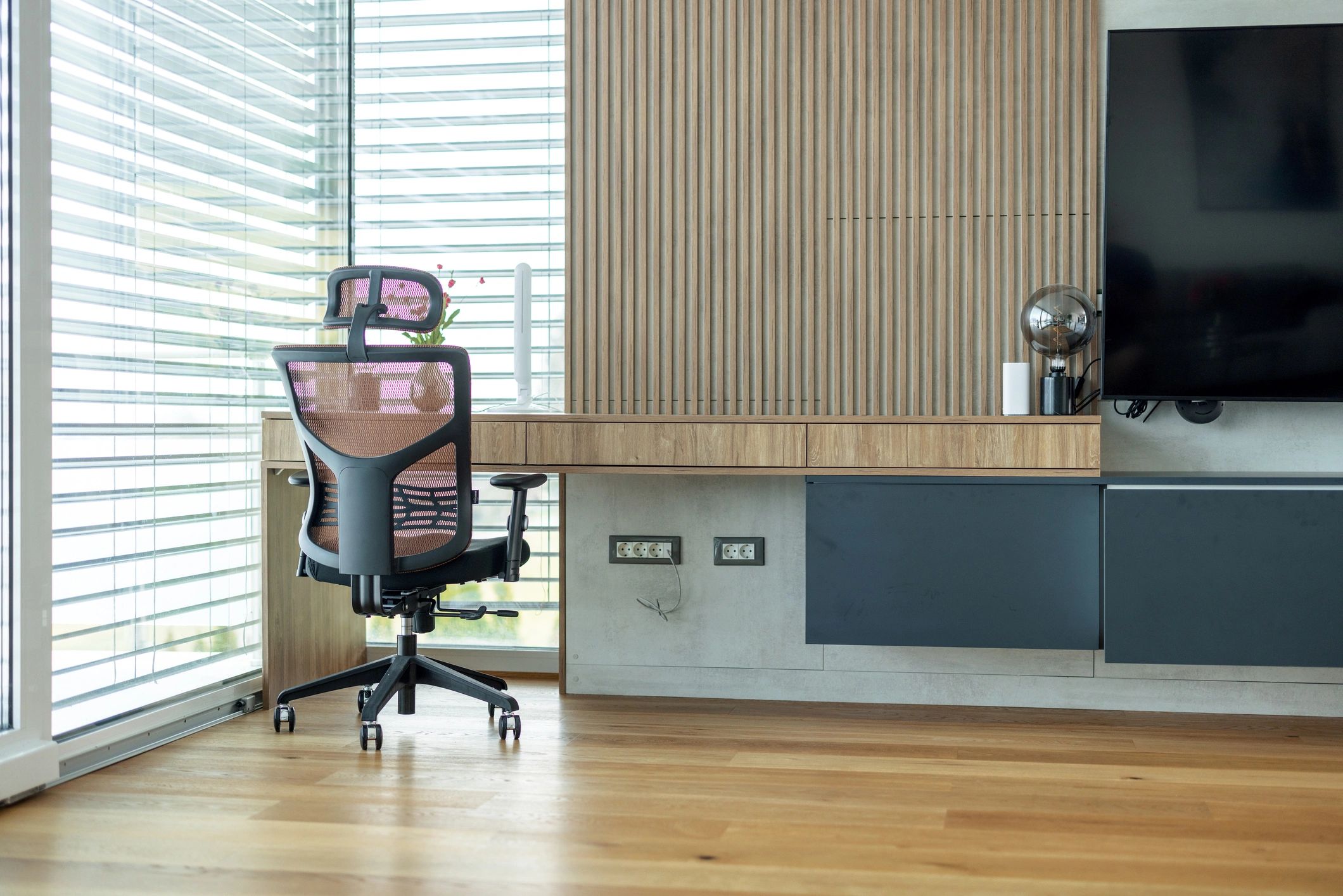 Modern workspace environment representing customer support